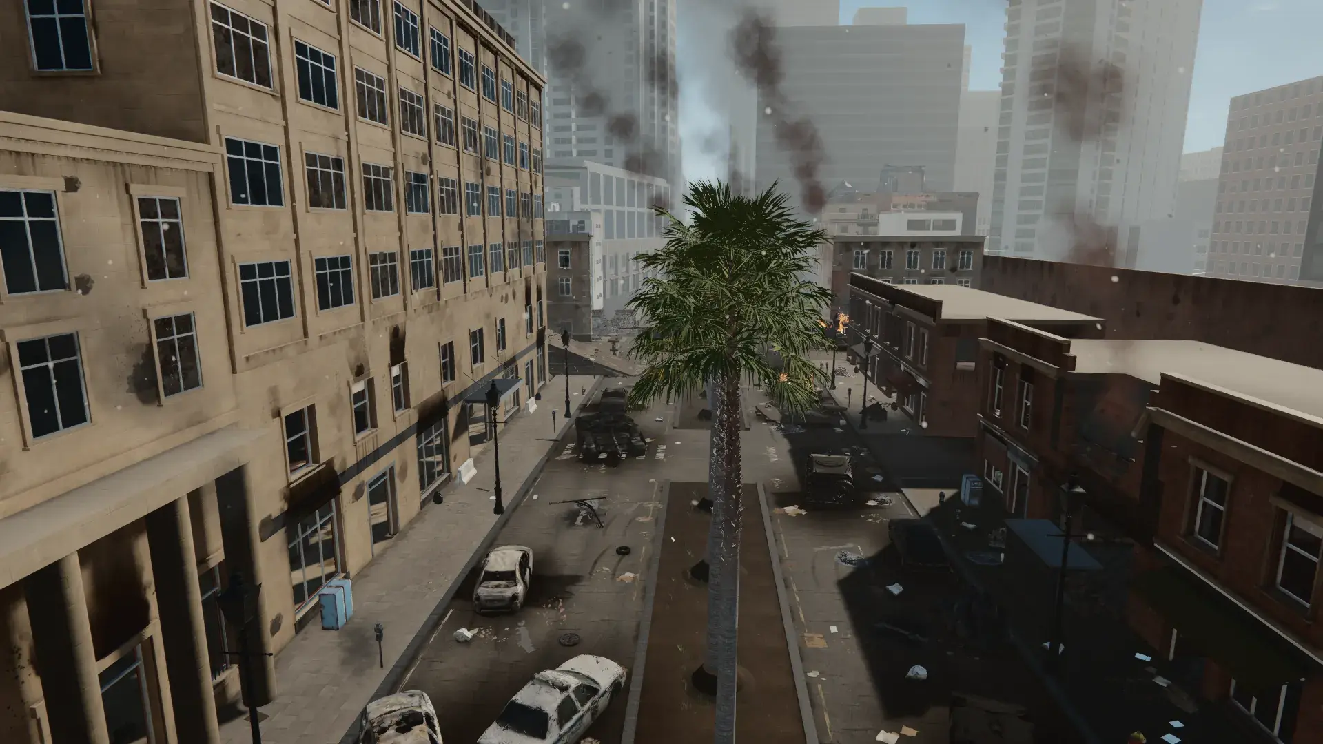 Liberty Mile — American boulevard, first morning