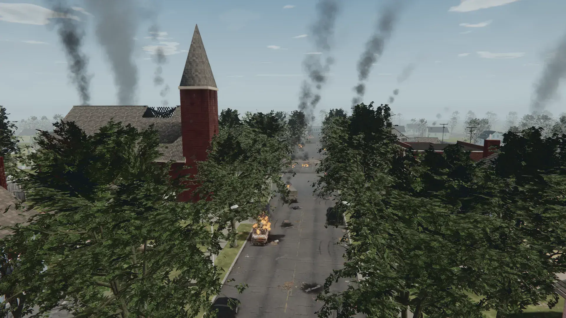 Test Block — Suburban avenue, first afternoon