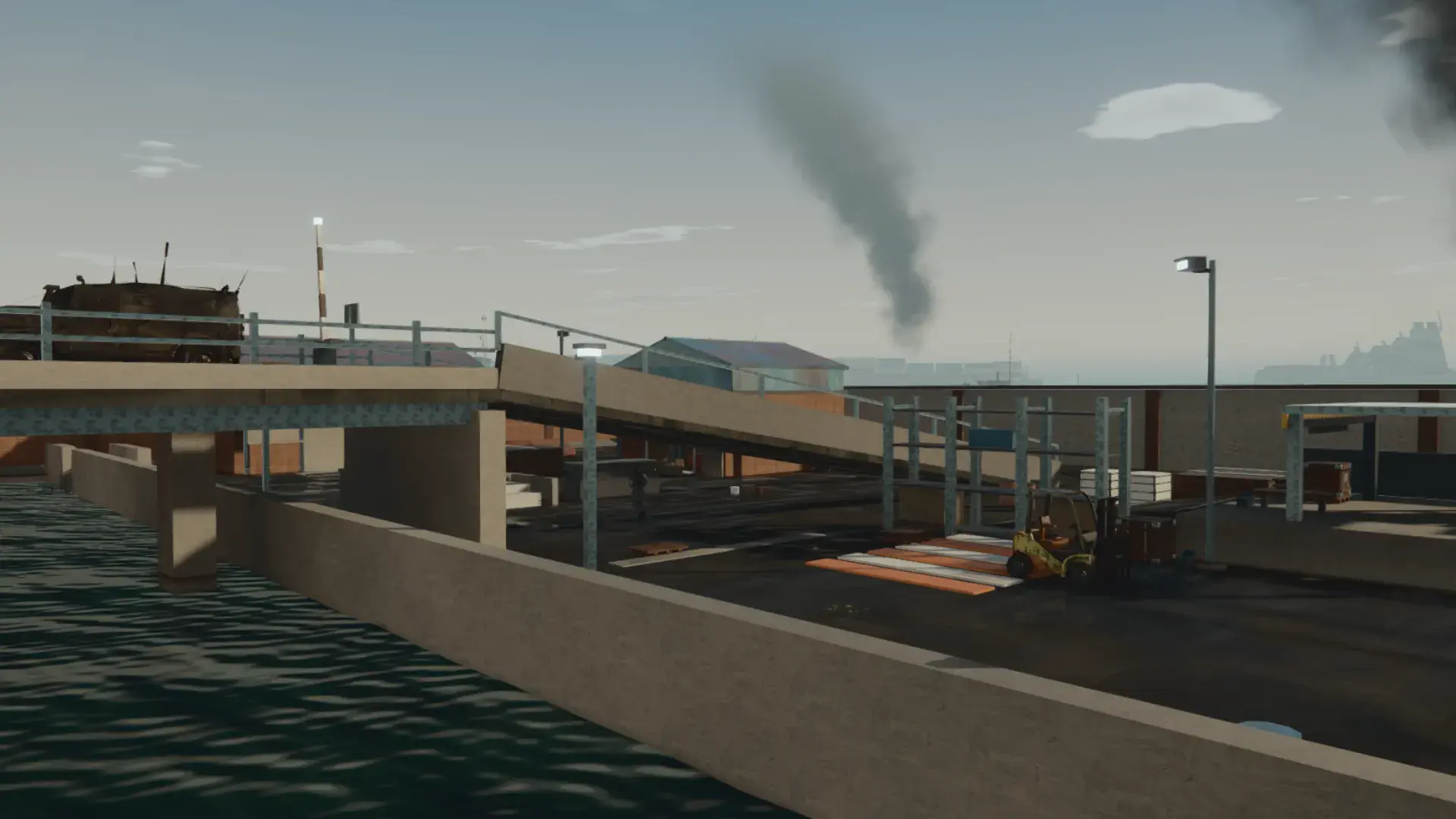 Pier Stack — Canal edge